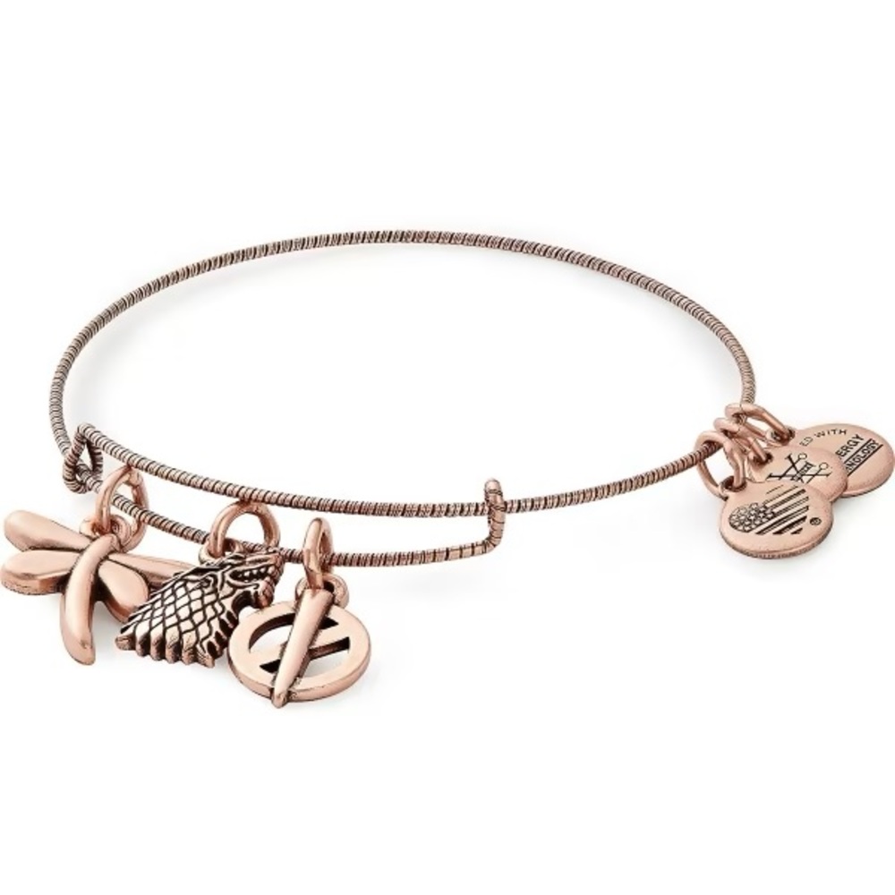 NIB Alex and Ani Game of Thrones Sansa Stark Charm Bracelet